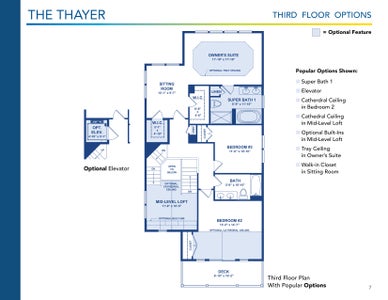 Thayer Elevation 2 Delaware Home for Sale. 7